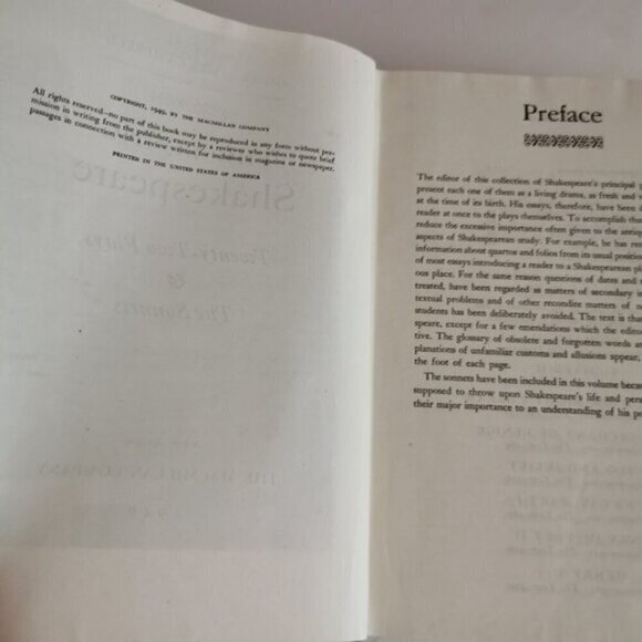 1949 The Living Shakespeare Book Collection 22 Plays & Sonnets Comedies Tragedy - Picture 8 of 12